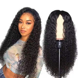 , Front Lace Chemical Fiber Long Curly Hair European And American Wig Headgear - IkoChic