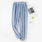 Nightwear, Autumn Women Solid Warm 1/2 Piece Sets Thicken Velvet Ribbed Fleece Set Pullover And Pants Women Casual Pajama Sets 2025 - IkoChic