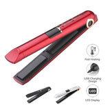 Hair and Beauty, Small Portable Wireless Hair curler and straightener - IkoChic