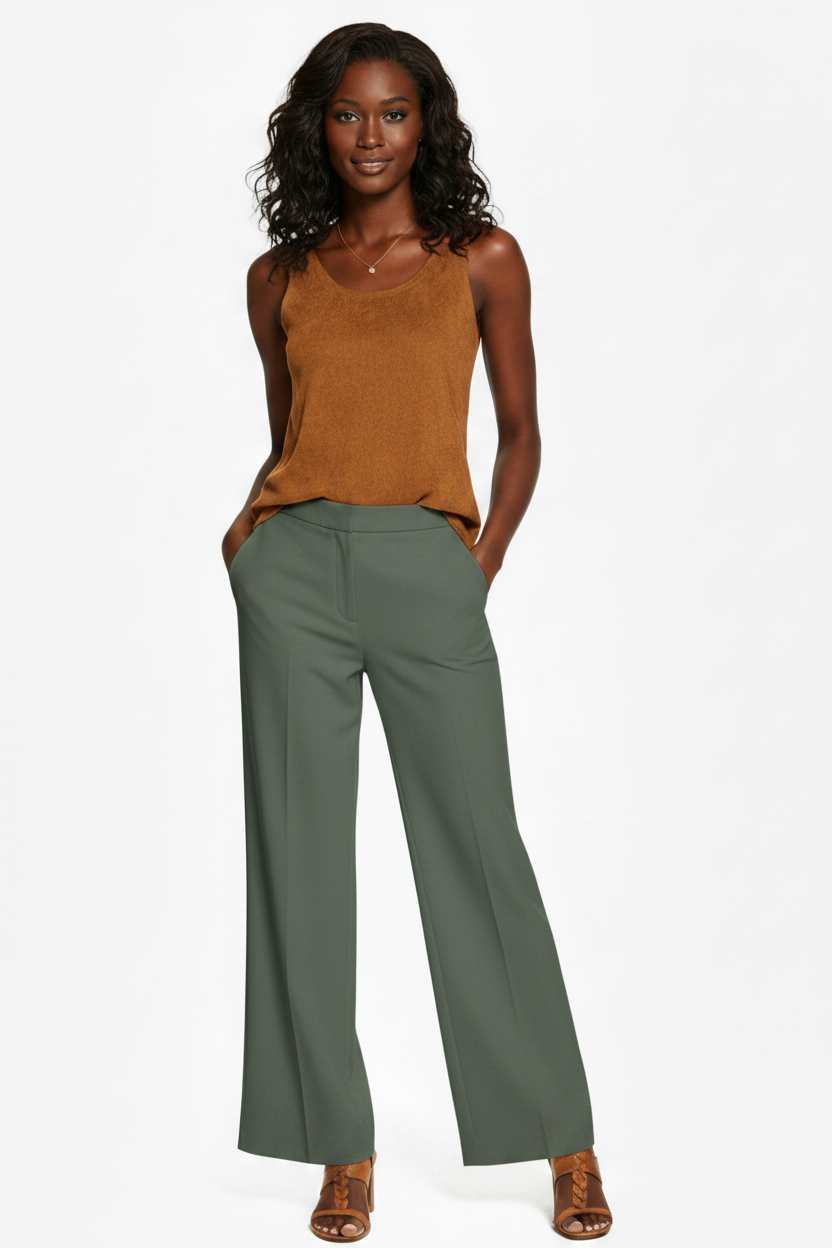 Shirts & Tops, Faux Suede Sleeveless Cami Top - IkoChic