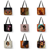 Accessory, Afro Girl Print Tote Bag - IkoChic