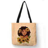 Accessory, Afro Girl Print Tote Bag - IkoChic