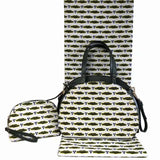 Bags, Ankara African Wax Print Handbag, Purse & Fabric (3-Piece set) Stylish African Print for Women's Party Wear - IkoChic