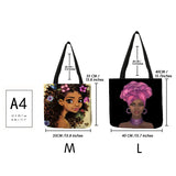 Accessory, Afro Girl Print Tote Bag - IkoChic