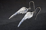 Jewelry & Watches, Fern Leaf Earrings: 14K Gold Plated Sterling Silver Drop - IkoChic