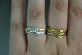 Jewelry & Watches, Twig Ring: Sterling Silver Jasmine Branch Design (Unisex, Handmade) - IkoChic