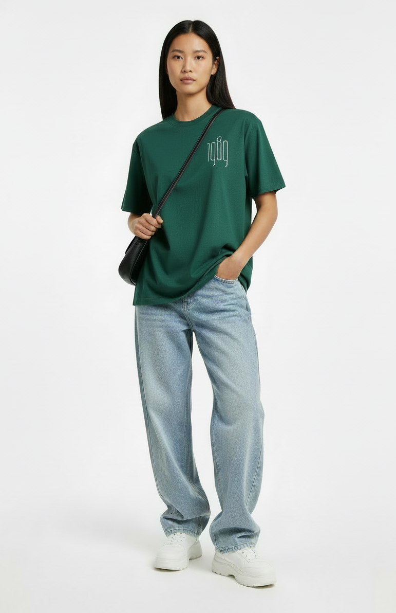 1989 at Heart | Minimalist Organic Heavyweight T-Shirt | Stanley/Stella Freestyler