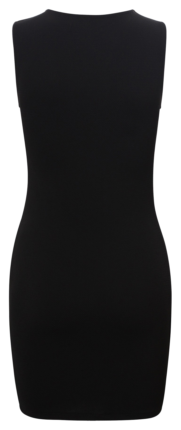 Dresses, Laser Cut Crepe Style Sleeveless Bodycon Dress - IkoChic