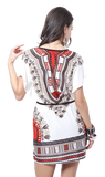 Dresses, Ethnic Dashiki Floral Dress - IkoChic