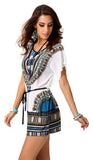 Dresses, Ethnic Dashiki Floral Dress - IkoChic