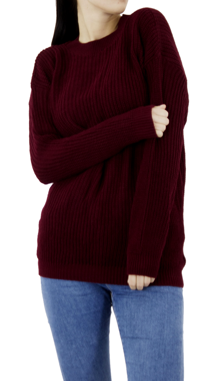 Shirts & Tops, Fisherman Knit Jumper - IkoChic