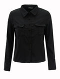 Shirts & Tops, Long Sleeved Button Up Shirt - IkoChic