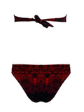 Shirts & Tops, Two Piece Red Frill Bikini - IkoChic